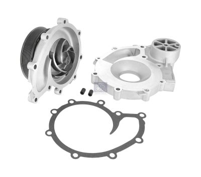 Water pump, complete with housing and gasket replaces Scania 1896752 S